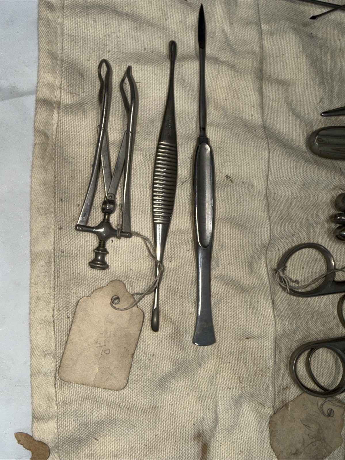 1890s LENZ & SONS Antique Surgical Instrument Ear Nose Throat Medical Tool Lot