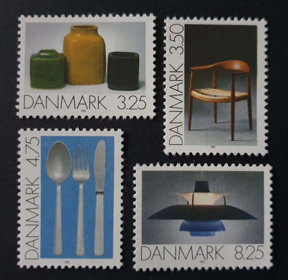 1991 DENMARK DANMARK ART OBJECTS VF MNH