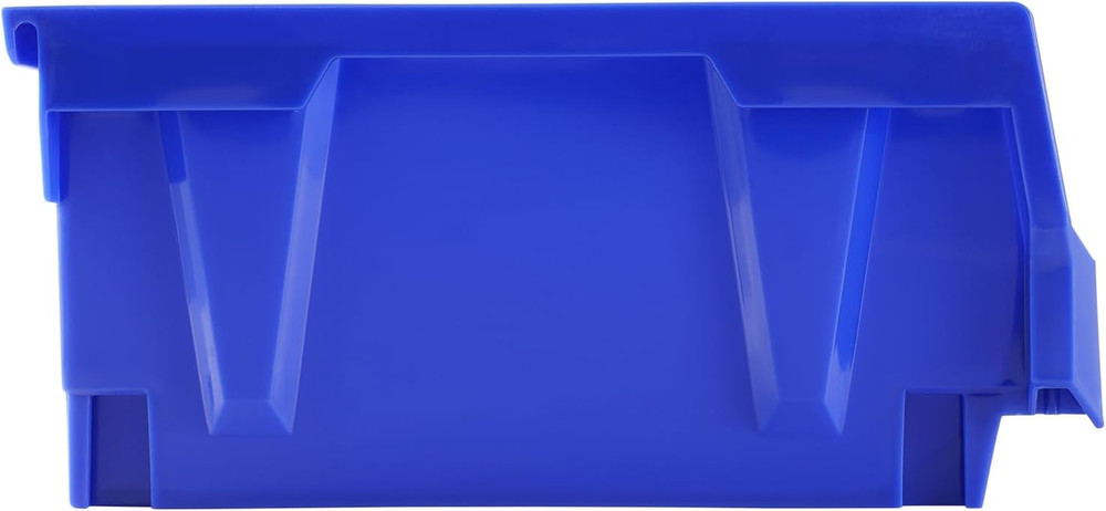 Plastic Storage Bins 12 Pack (11 X 5 X 5-Inch), Hanging Stackable Storage Organi
