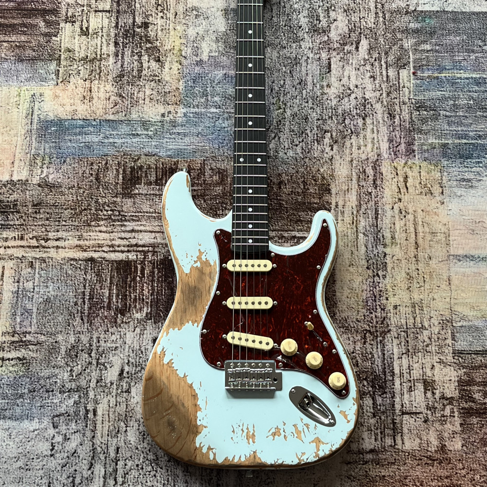 Custom Shop Blue Handed relics aged Electric Guitar USA in stock free shipping
