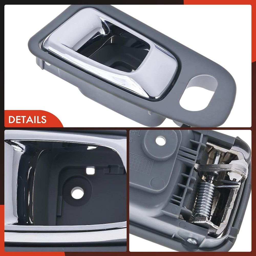 Front Left Driver Side Interior Door Handle Compatible with Honda Pilot 2003-200