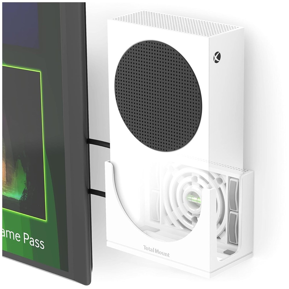 Total Mount: Stylish Wall Mount for Xbox Series S with Ventilation Features
