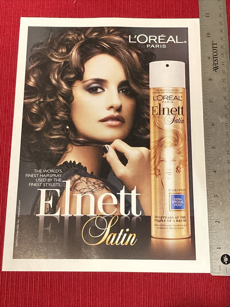 Actress Penelope Cruz for L’Oreal 2010 Print Ad