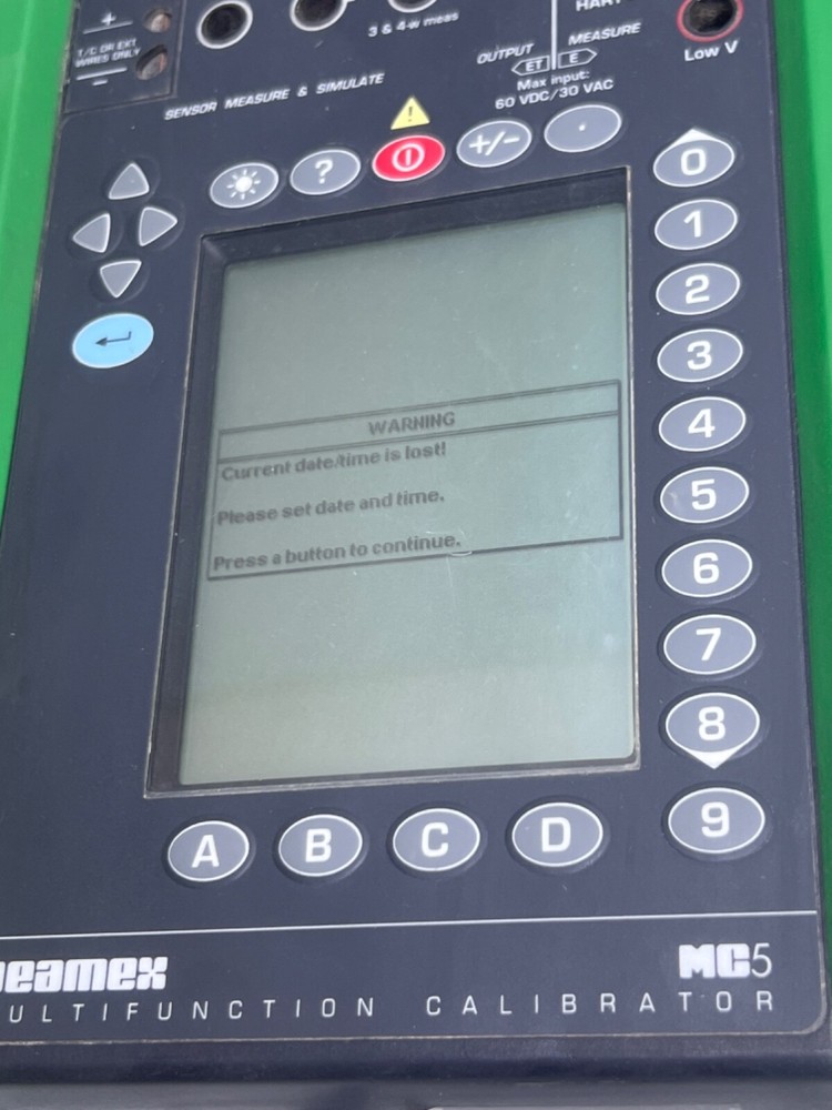 BEAMEX MC5 MULTIFUNCTION CALIBRATOR