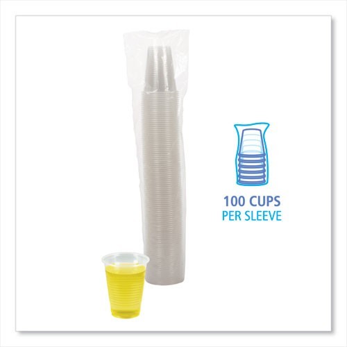 Boardwalk Translucent Plastic Cold Cups, 7 oz, 100/Pack