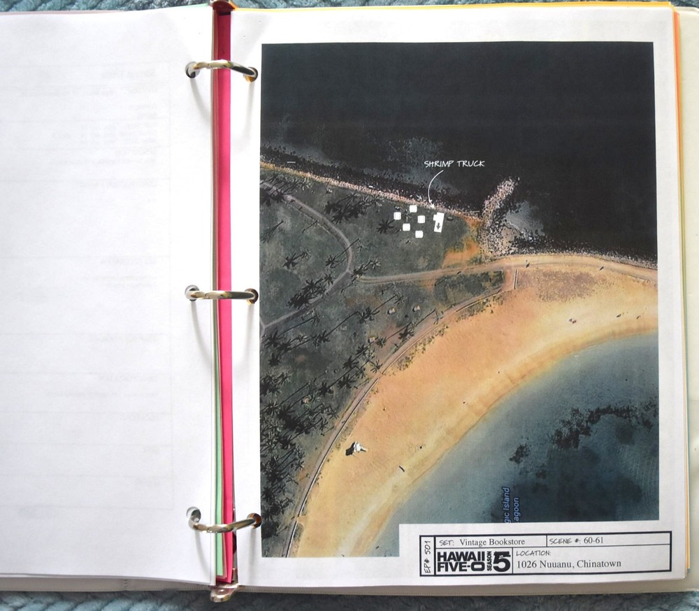 2014 Hawaii Five-O "Nu'a Nalu" Original Script + Shooting Schedule