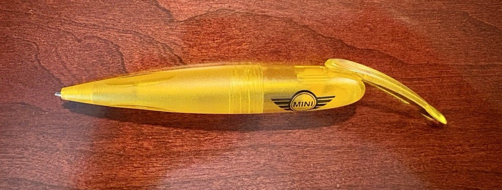 Mini Cooper (BMW) Launch Ball Point Pen Circa 2000-Quantity Two (2)