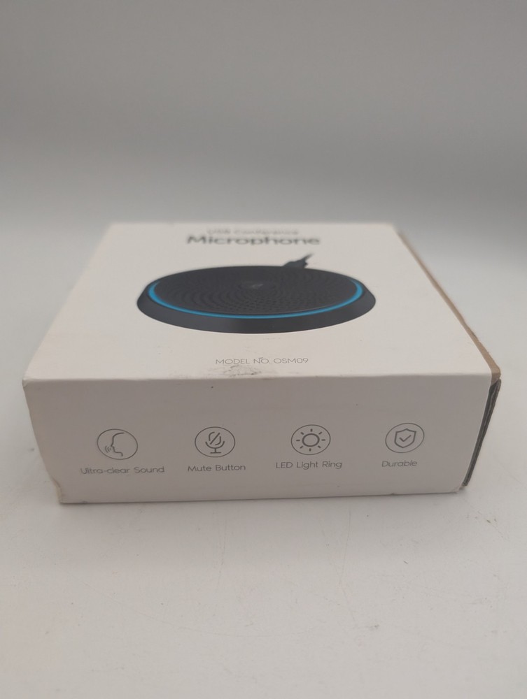 USB Conference Microphone for Computer, 360Â°Omnidirectional Condenser PC Mic Pi