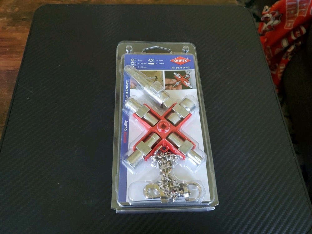 NIB - KNIPEX Tools SAE UNIVERSAL Constructuon Key  # 00 11 06 V01