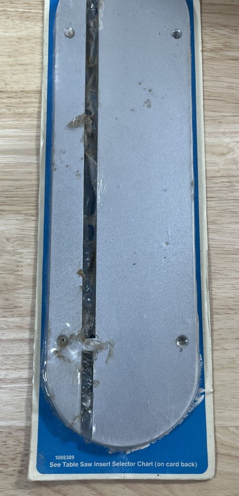 NOS Rockwell Replacement 10" Table Saw Standard Table Insert - Part # 34-154