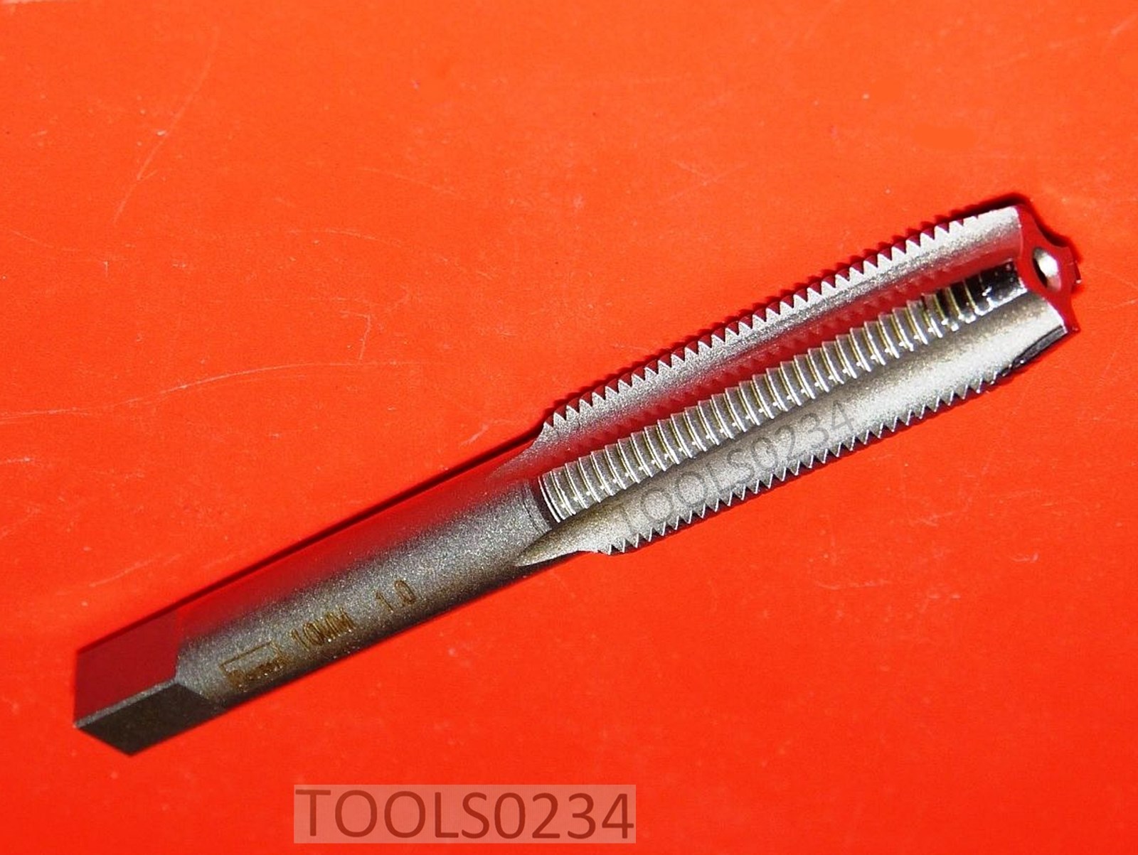 M10 X 1.0 Metric 10MM Carbon Steel Plug Tap Irwin Hanson 1738 4 FL