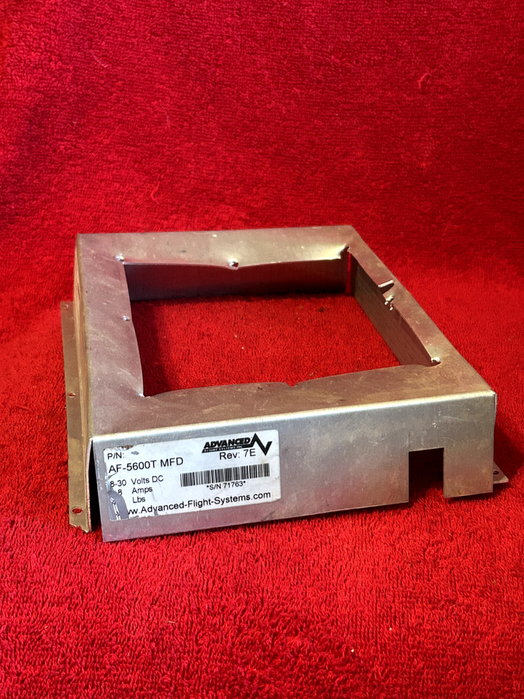 ADVANCED FLIGHT SYSTEMS AF-5600T MFD TRAY BENT