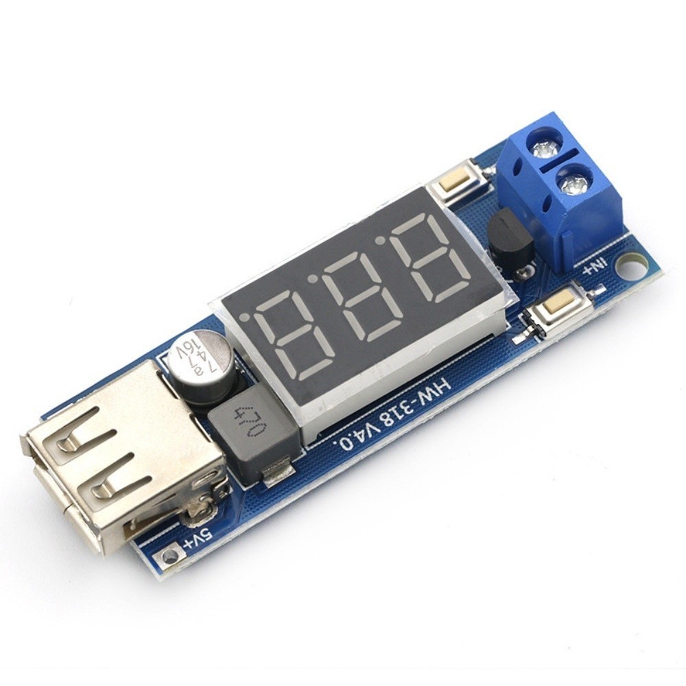 Power Supply Module DC 4 5 40V USB Charger with Step Down Voltage Meter
