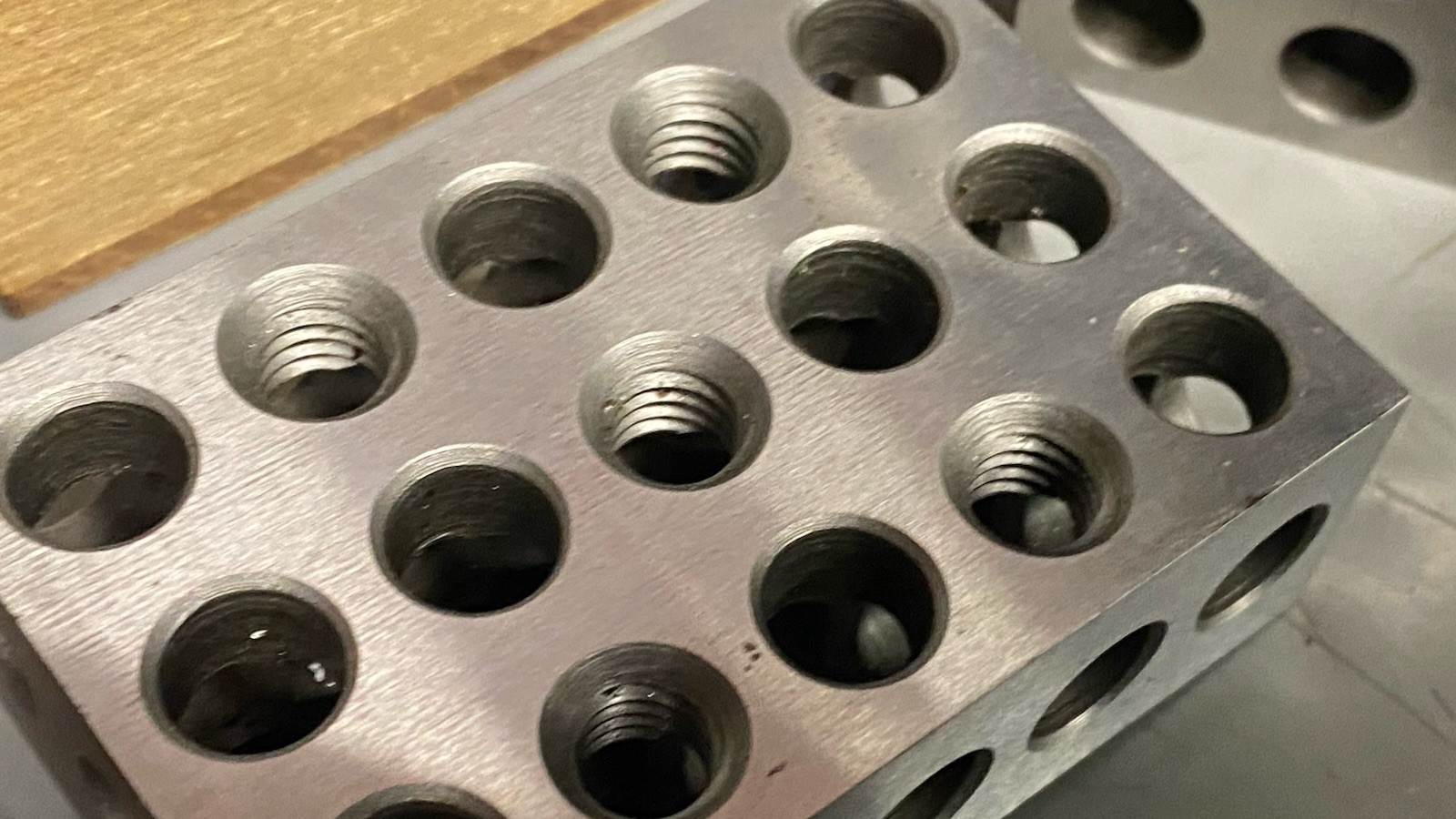 Vintage Machine Shop Set Up 1-2-3 Blocks Hardened Steel Machinist Tool & Die