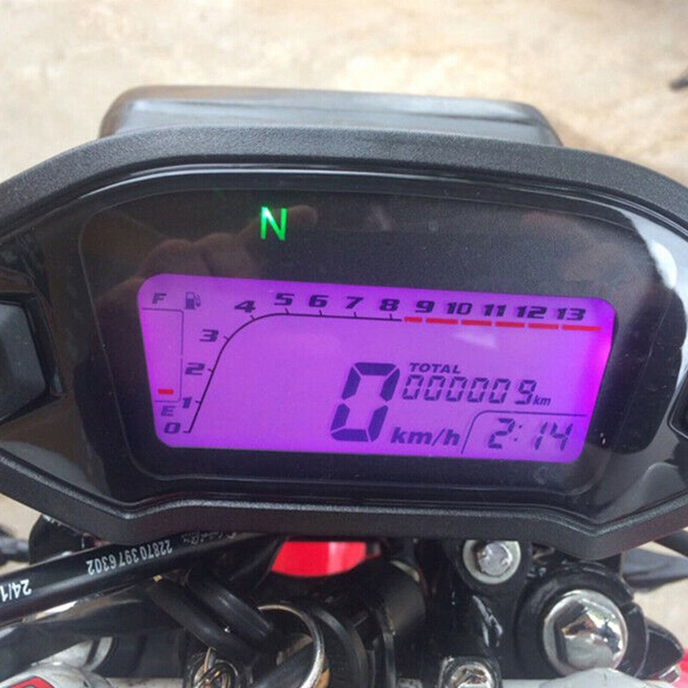 Motorcycle Digital Gauge Gear Fuel Indicator Backlight Instruments Odometer z