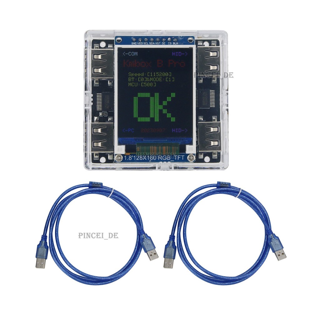 Kmbox B+ (Pro) Keyboard Mouse Controller Keyboard Mouse Macro with Screen USA