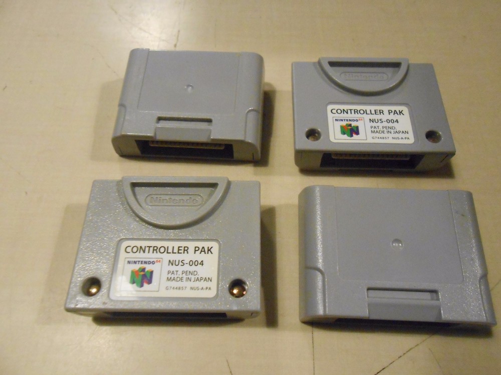 Nintendo 64 N64 Official Memory Card/Controller Pak/Pack AUTHENTIC Tested/Erased