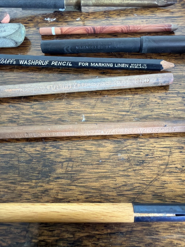 Antique Drawing Office Set Desk Set