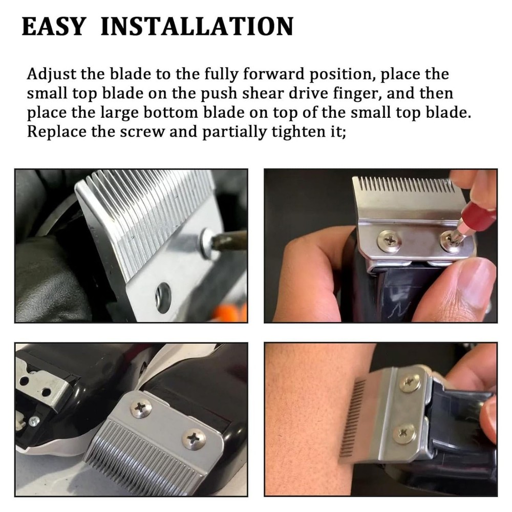 For Wahl PRO Series Stainless Iron Clipper Blade Multi-model Compatibility