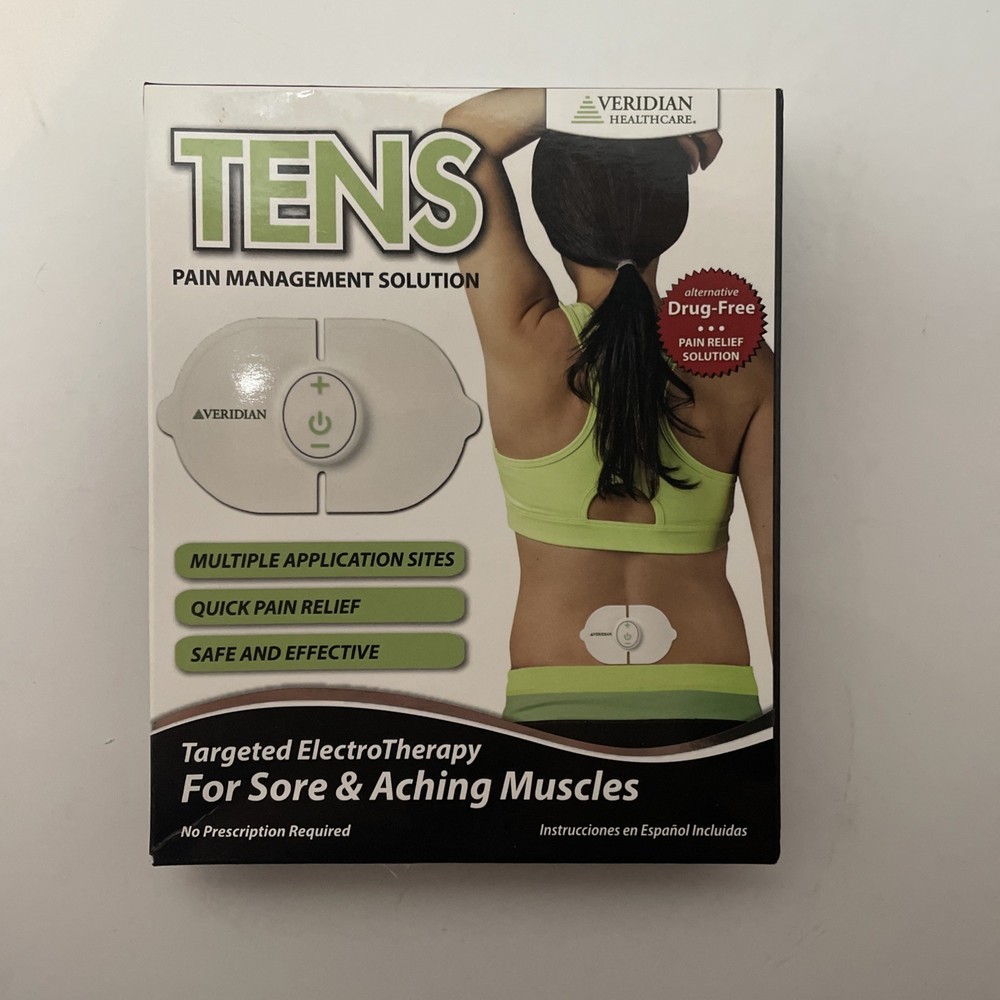 Veridian TENS Smart Control Pain Management Solution Targeted Electrotherapy New