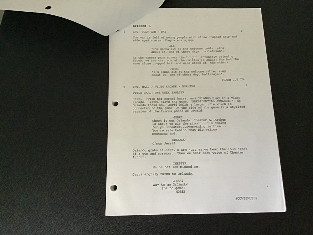 Strangers With Candy Two Parter Cult Shooting Draft Script- Comedy Central 2000