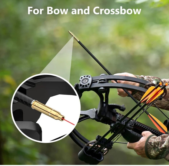Crossbow Red Laser Bore Sight with On/Off Switch