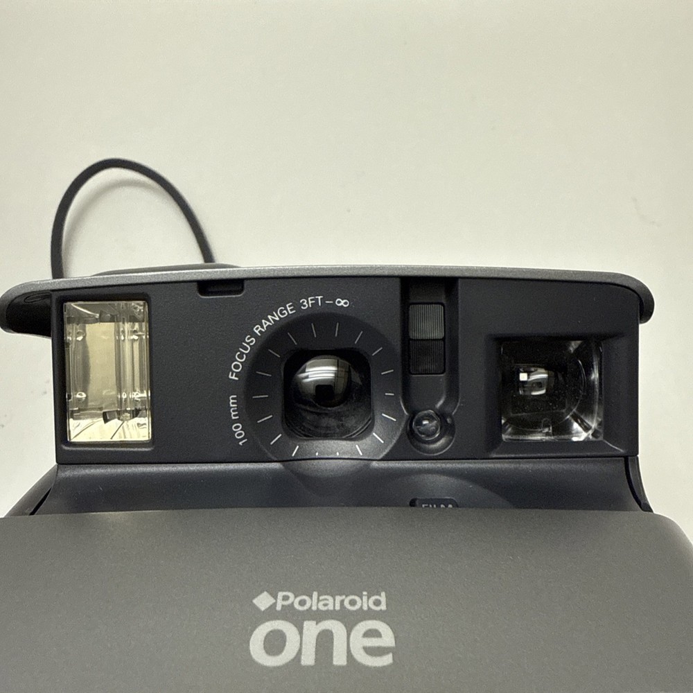 Polaroid One 600 Instant Camera Silver - Great Condition - Untested -