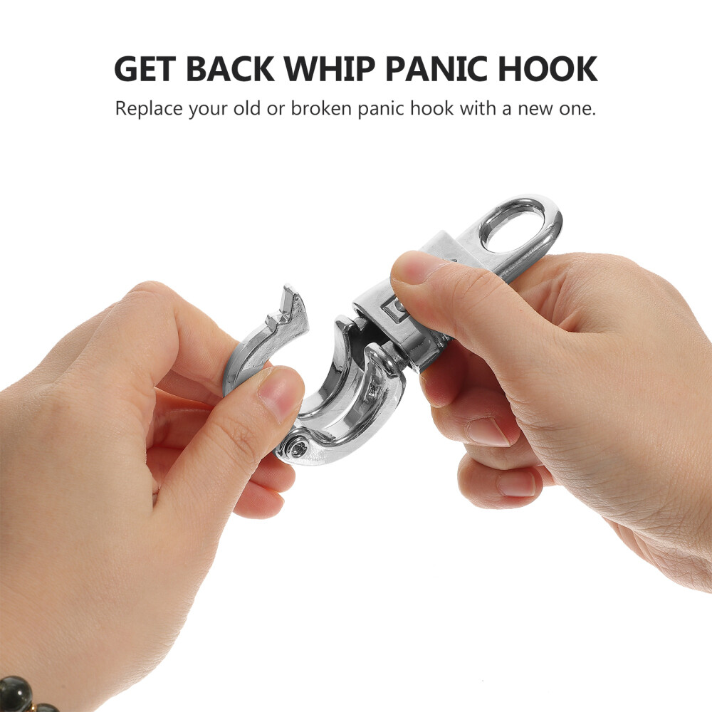 1PC Panic Hook 102MM Panic Snap With Fixed-eye Quick Release Riding Snap