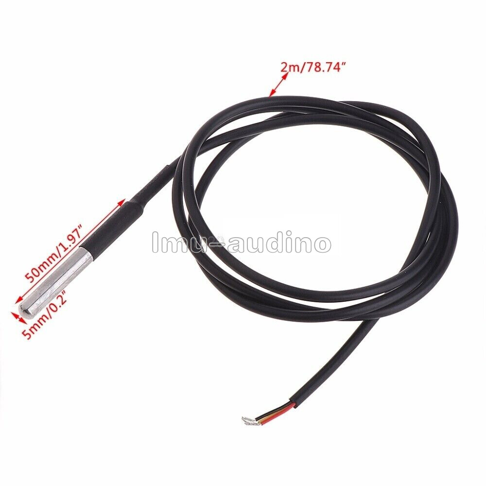 DS18B20 2M Waterproof Digital Temperature Temp Sensor Sample