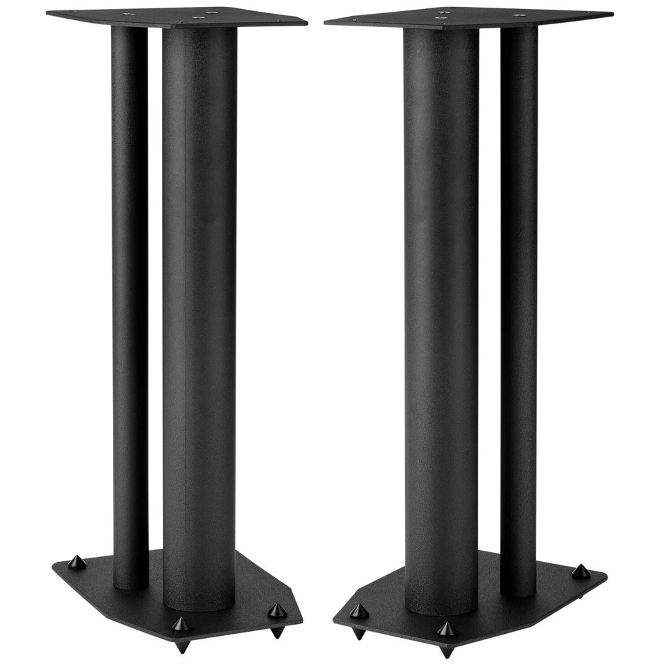 SSMB24 24" Speaker Stand Pair Square Steel Base