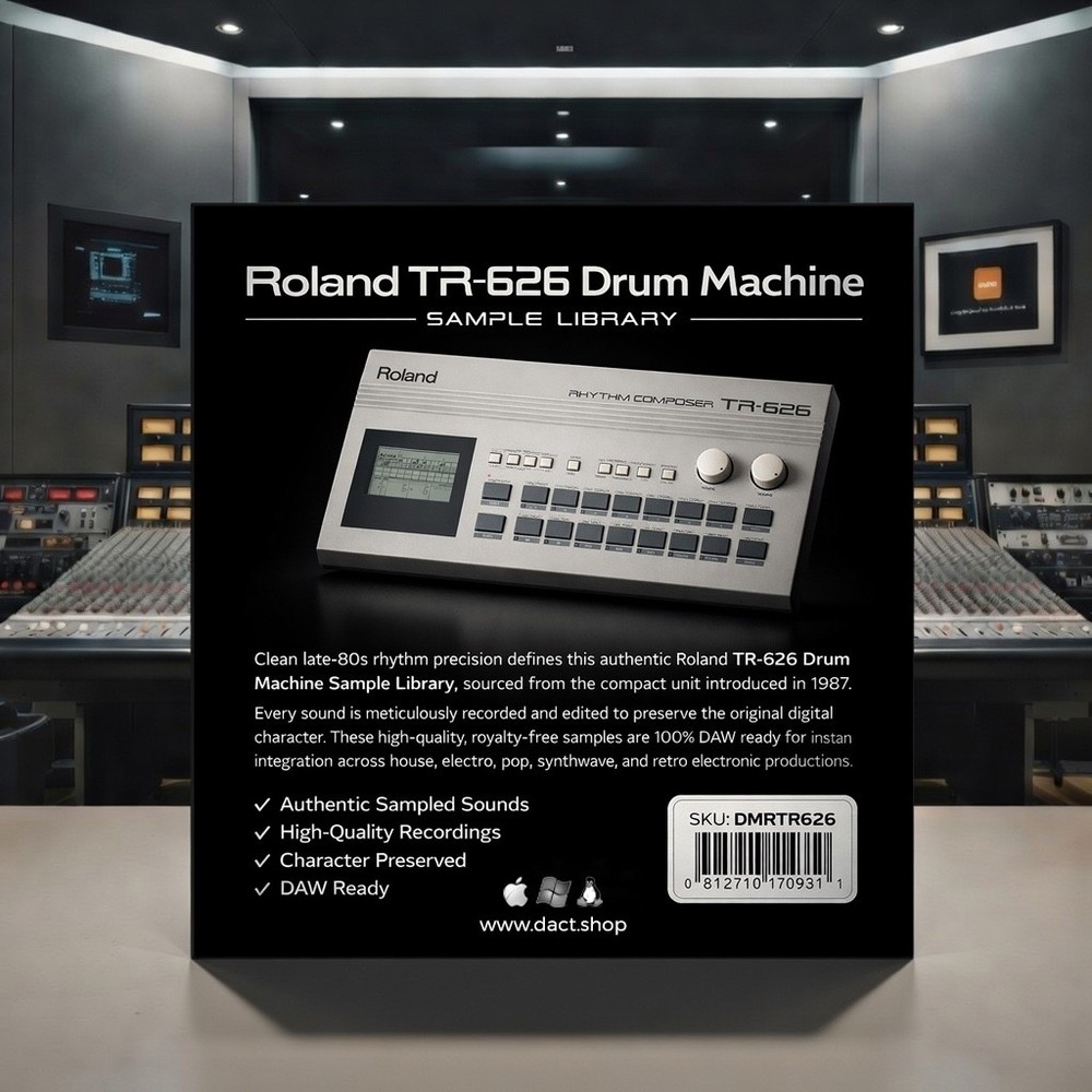 Roland TR-626 Drum Machine Sample Library