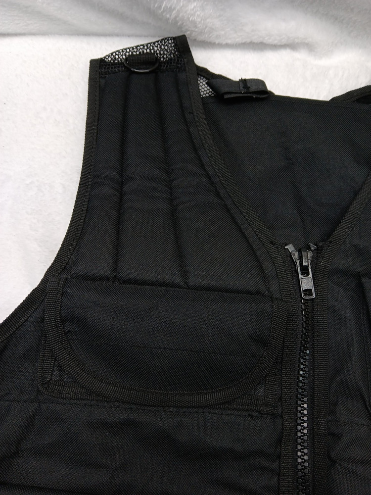 Crosman Elite Black Tactical Vest multiple pockets adjustable Small