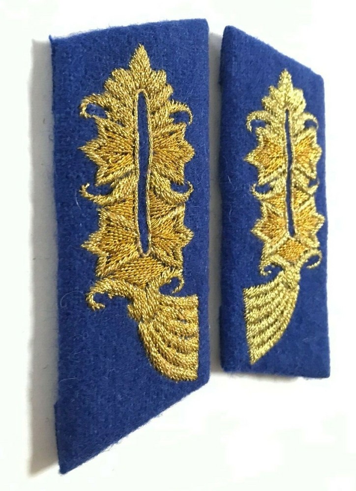 WW2 GERMAN KRIEGSMARINE ADMIRAL COLLAR TABS