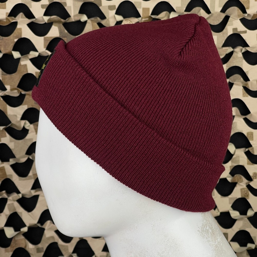NEW Planet Eclipse Worker Roll Beanie - Burgundy