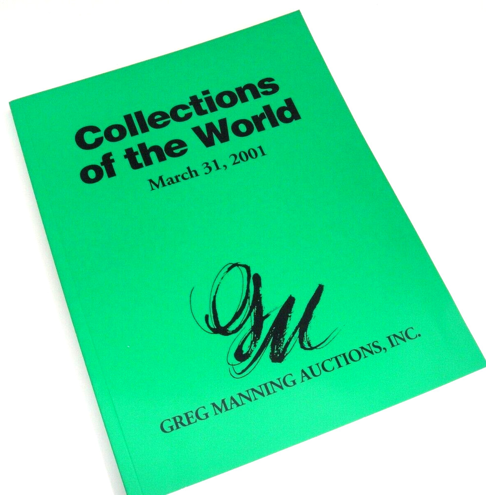 Greg Manning Stamp Auction Catalog 2001 US & Foreign Covers Postal History