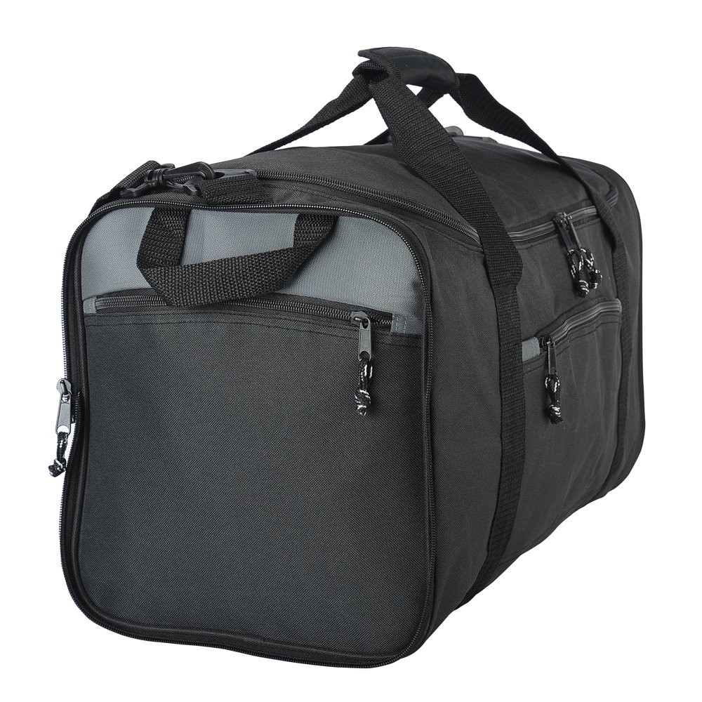 20" Collapsible Polyester Travel Duffel Bag Adjustable&Detachable Shoulder Strap