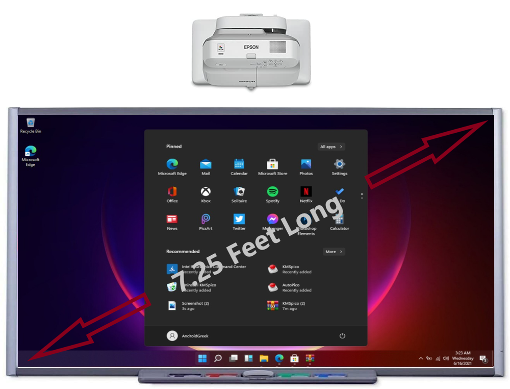 SMART Board SB685 Interactive whiteboard system (Refurbished)