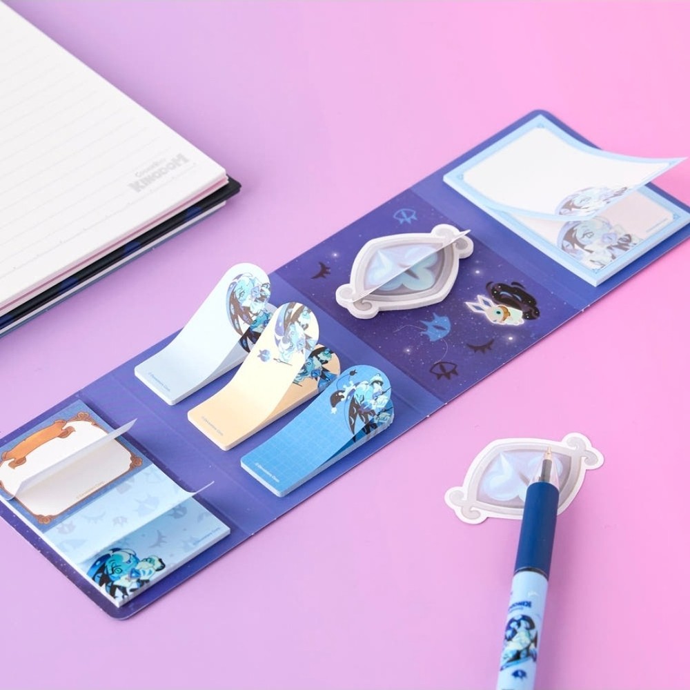 Cookie Run Kingdom Notepad Set Eternal Sugar, Shadow Milk
