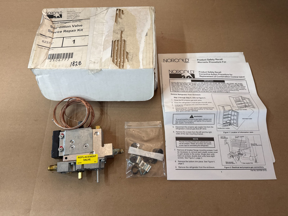 Norcold Gas valve replacement 623717/623735
