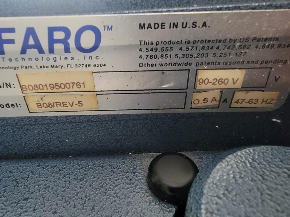Faro Arm digitizer B08