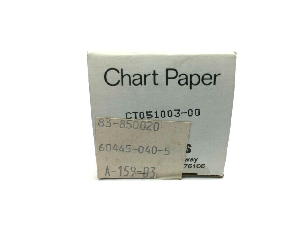 Westronics CT051003-00 Chart Paper 5-3/4" Wide Roll