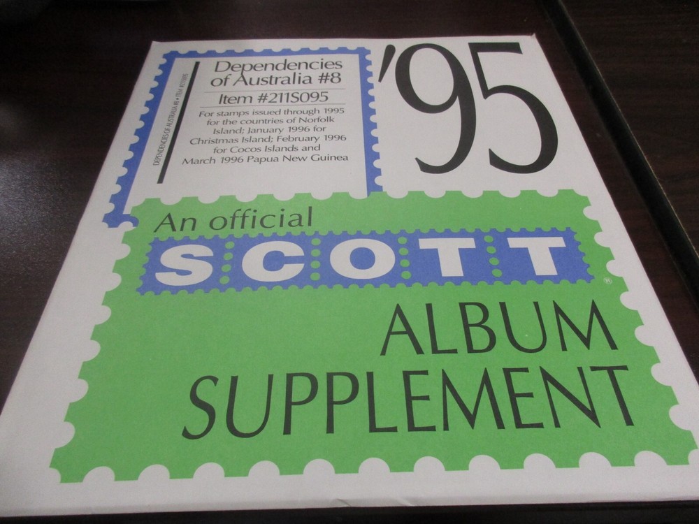 "SCOTT" Dependencies of Australia #8,  ALBUM  SUPPLEMENT  W/FREE SHIPPING!!