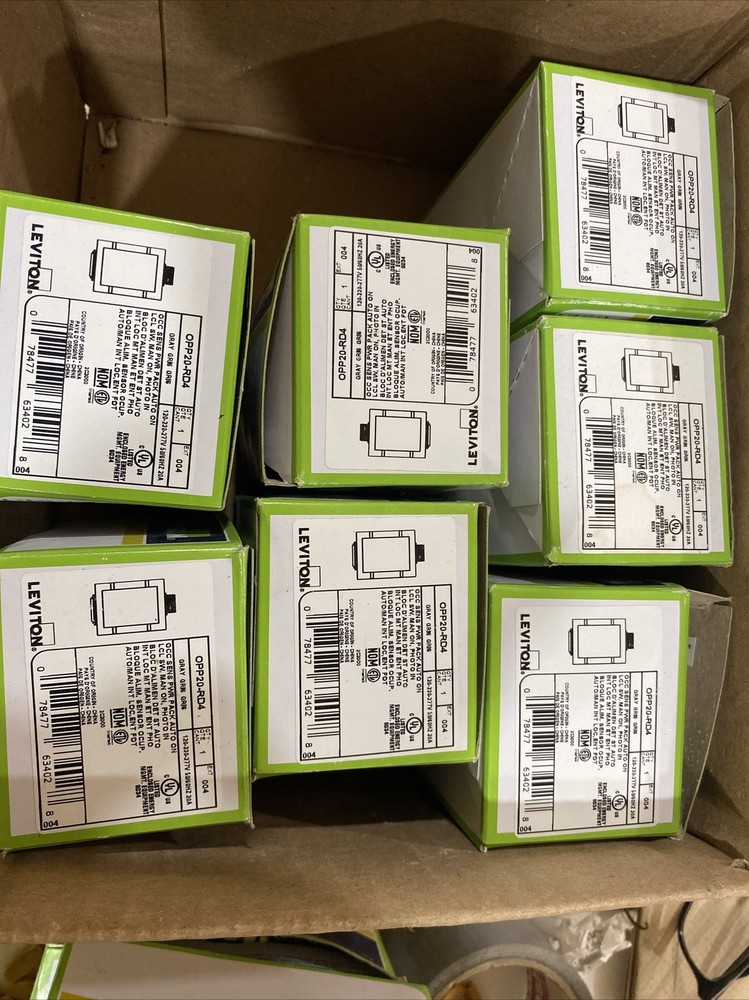 LEVITON OPP20-RD4 OCCUPANCY SENSOR POWER PACK, 120/277VAC INPUT, 24VDC OUT