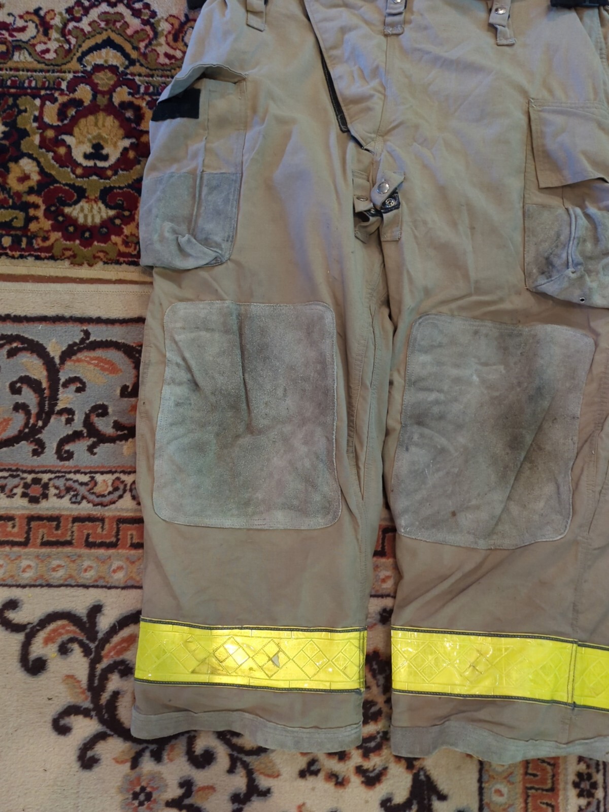 Retired Firefighter Gear Turnout Pants FIRE USED Size 46 X 30 See Pics