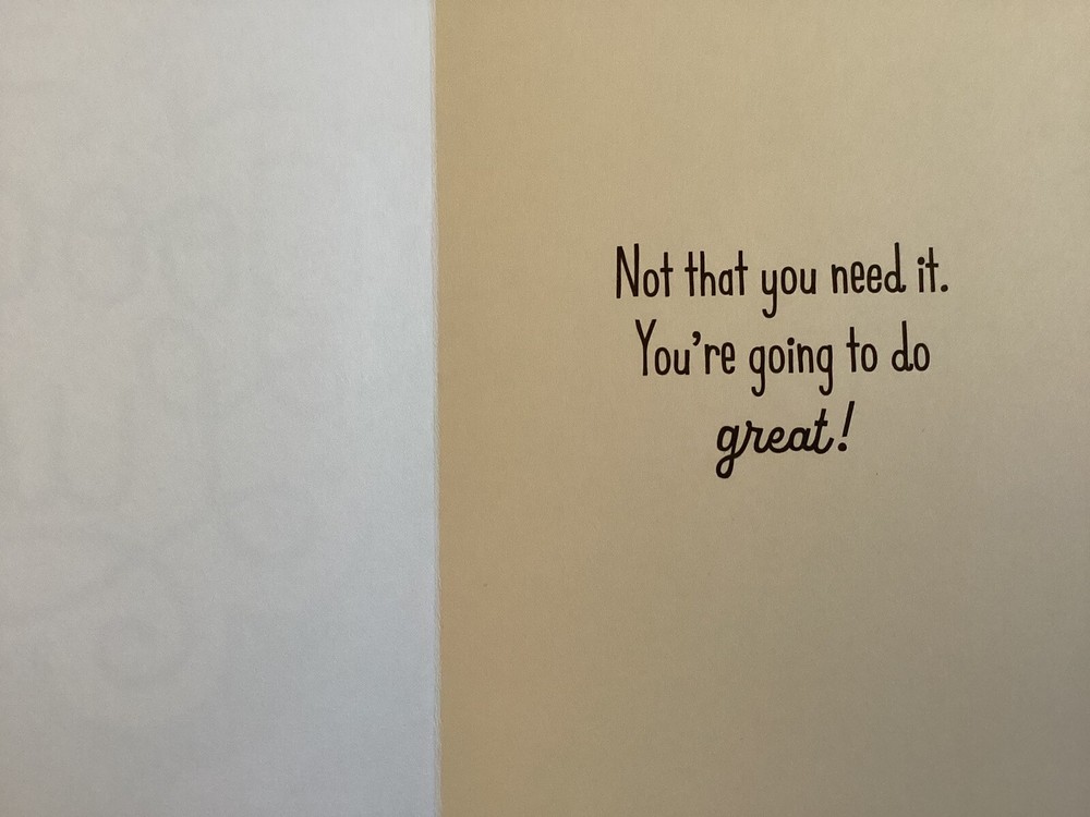 Good Luck Card Hallmark Greeting Card