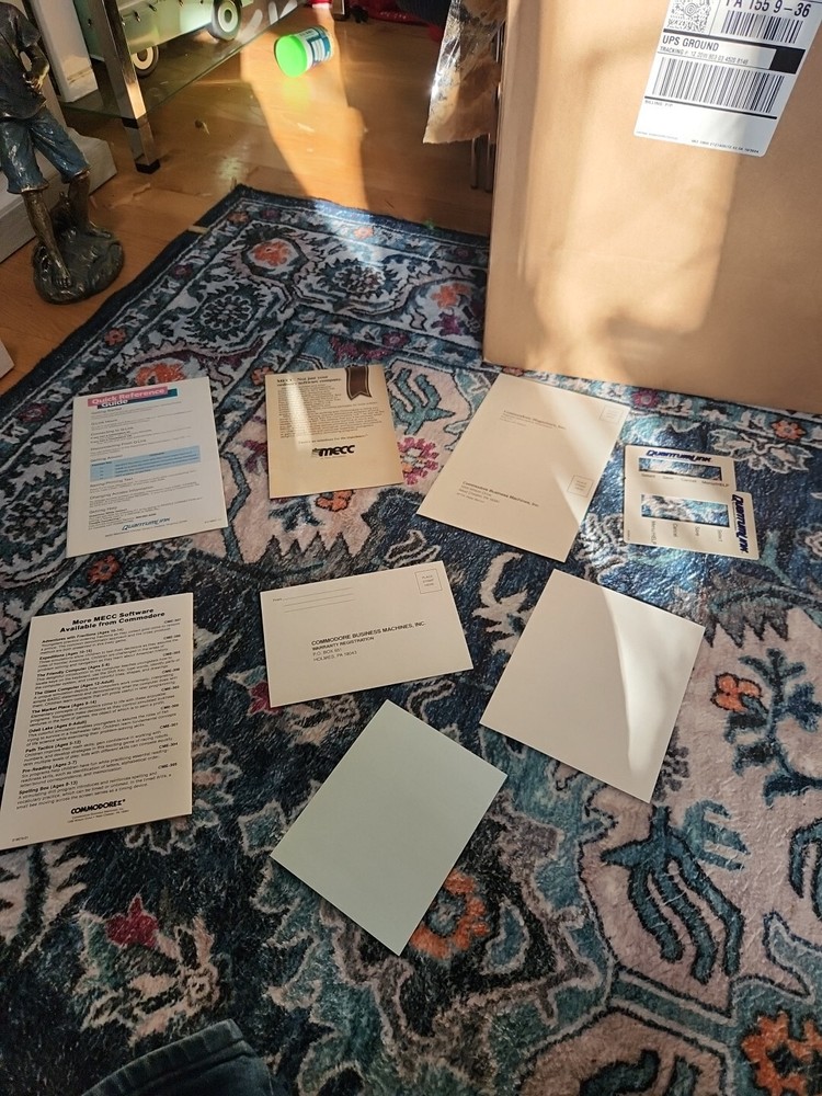 Commodore QuantumLink Booklets, Mailing Cards MECC Promotional Materials