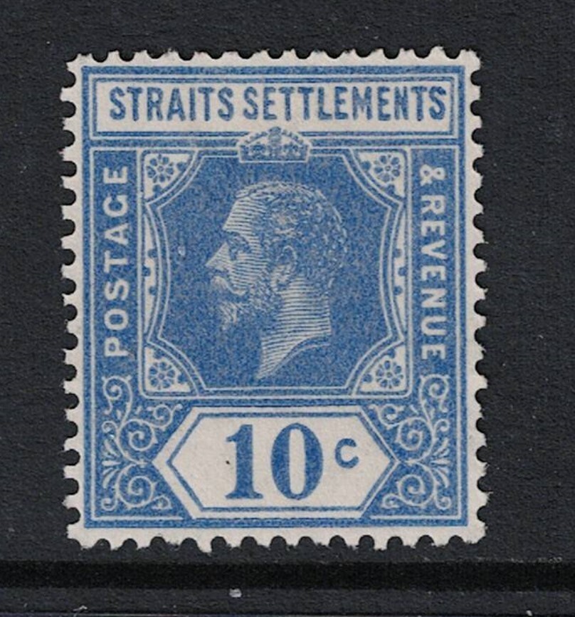 Straits Settlements SG# 203 Mint Light Hinged - S20442