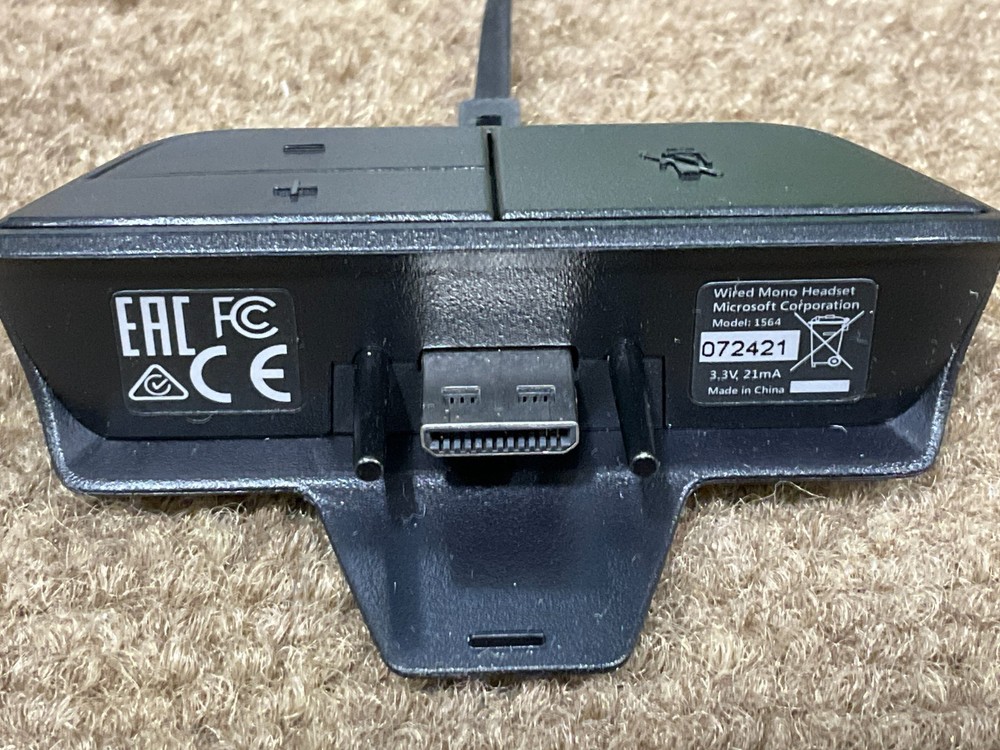 Microsoft xBox One Chat Headset S5V-00014 💚❤️💚❤️ NEW! OPEN BOX! 💚❤️💚❤️