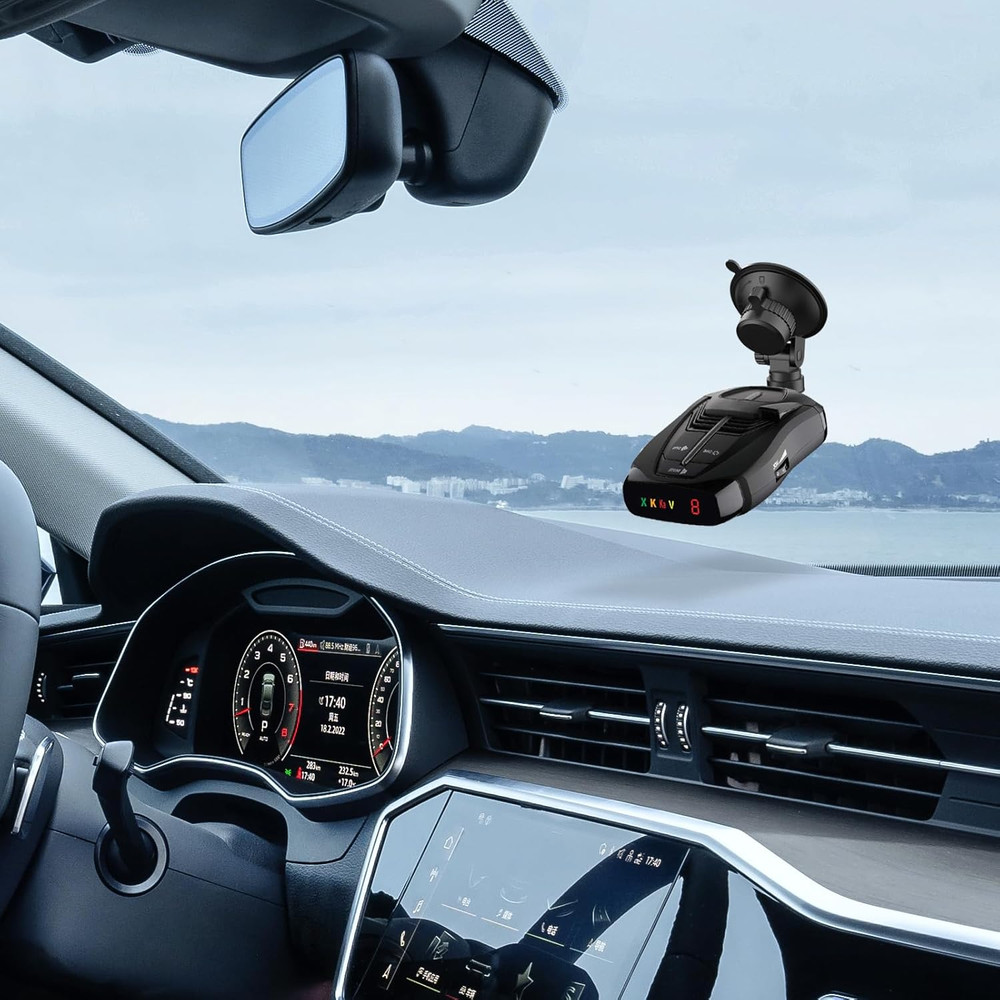 Cobra Radar Mount, Suction Cup Holder for Windshield & Dashboard, Compatible wit