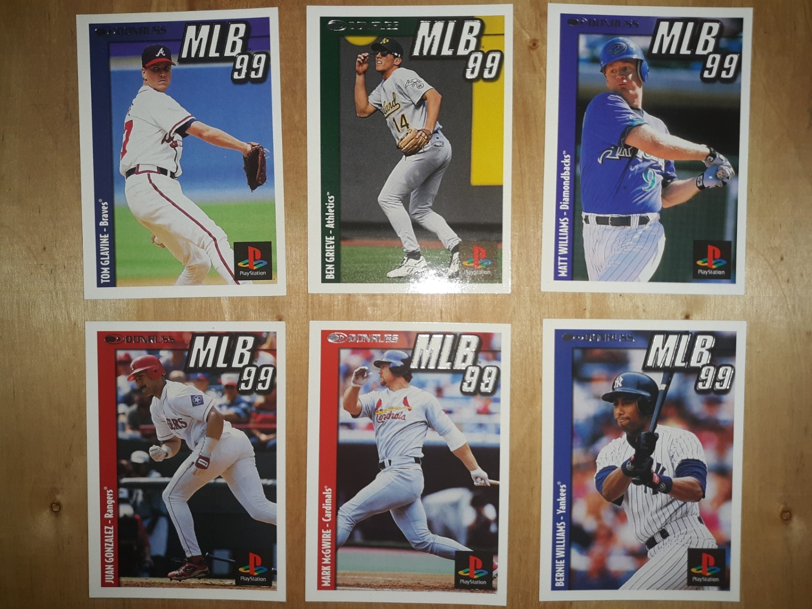 1998 Donruss Baseball MBL 99 Complete 20 Card Play Station Insert Set